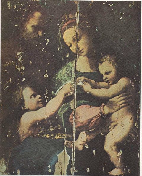 El lío de la Madonna; historia de un cuadro original de Rafael que apareció en una tienda de Fontibón
