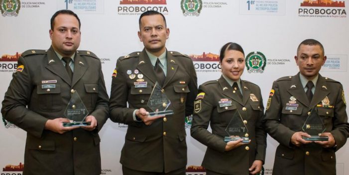 Estos son los ganadores del Primer Premio ProBogotá al Mejor Policía Metropolitano