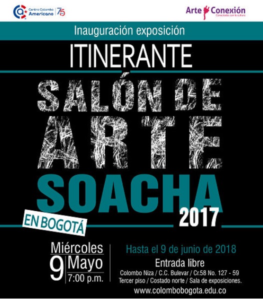 Exposición «Itinerante del Salón de Arte Soacha» en el Colombo Americano sede Niza