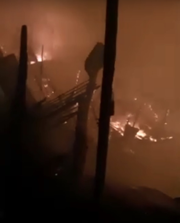Incendio destruye 6 viviendas en la localidad de Ciudad Bolívar