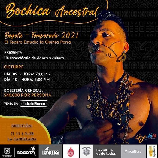 Desde Medellín llega “Bochica ancestral” al Teatro Estudio Quinta Porra