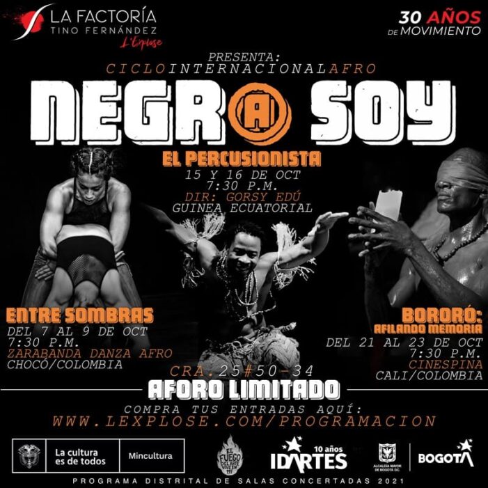 Homenaje a la riqueza cultural afro en el ciclo “Negr@ Soy”