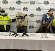 Capturados dos hombres con armas, marihuana y bazuco en Ciudad Bolívar