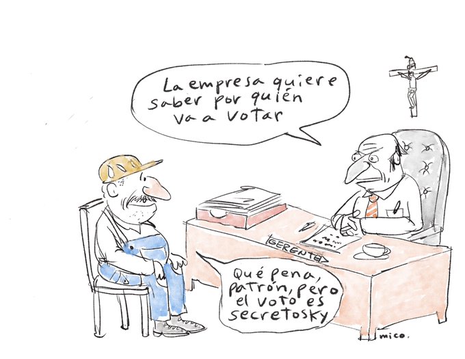 “El voto es secretosky” por Mico