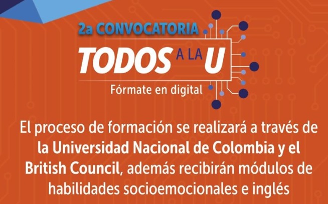En Bogotá continúa abierta la oferta de 4.000 becas de la segunda convocatoria de ‘Todos a la U’
