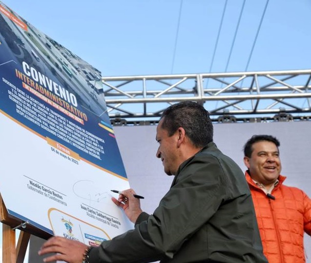 Anuncian la construcción de la Avenida Las Torres en Soacha, para descongestionar la Autopista Sur