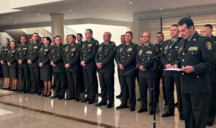 General William René Salamanca presenta nueva cúpula de la Policía Nacional