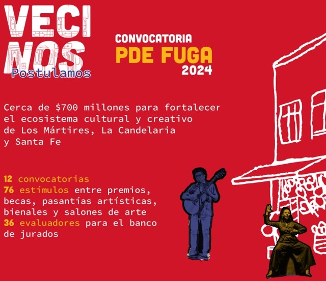 La FUGA entregará más de 700 millones de pesos a agentes culturales y creativos de Bogotá