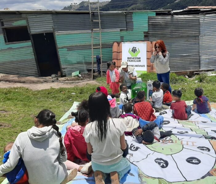 ICBF hace acompañamiento y atención integral en Bogotá a familias víctimas de desplazamiento