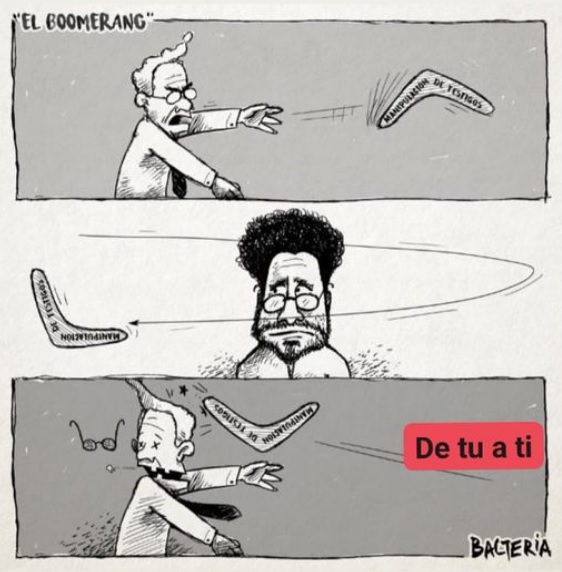 “El boomerang” por Bacteria