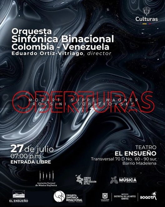 Concierto de la Orquesta Sinfónica Binacional este sábado en el Teatro El Ensueño