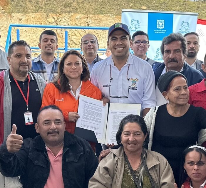 Empresa de Acueducto de Bogotá y Alcaldía de Soacha firman memorando para desarrollar obras en Soacha