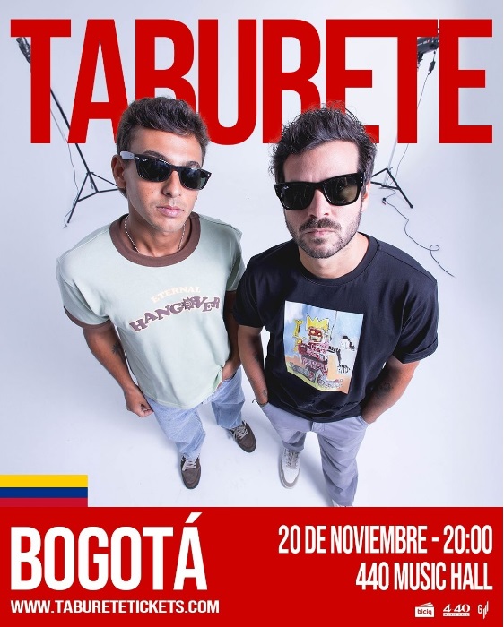 El dúo español ‘Taburete’ se presentará en Bogotá el próximo 20 de noviembre