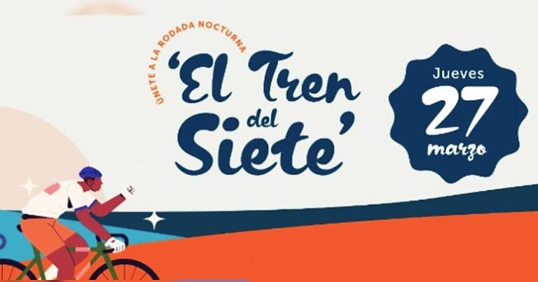 Bici-recorrido ‘El Tren del Siete hasta Patios’ este jueves 27 de marzo