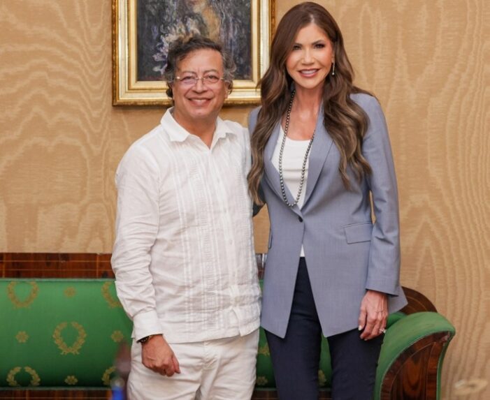 Visita de Kristi Noem, secretaria de Seguridad Nacional de Estados Unidos a Colombia