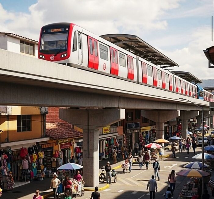 Consultada la IA sobre cómo sería la primera estación del Metro de Bogotá