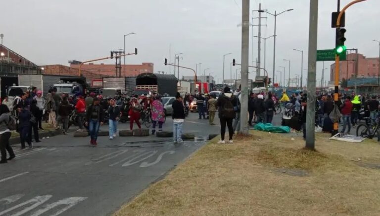 paro civico nacional en bogota